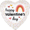 Rainbow Happy Valentine Balloon in a Box Small Image