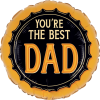 Best Dad Beer Cap Balloon in a Box Small Image