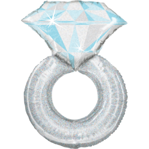 Diamond Ring Sparkle Balloon in a Box