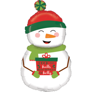 Holiday Snowman Balloon in a Box