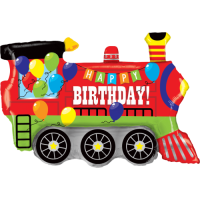 Happy Birthday Party Train balloon