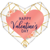 Geo Happy Valentine Balloon in a Box Small Image