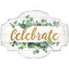 Rustic Gold Celebrate Balloon in a Box Small Image