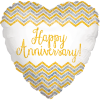 Anniversary Holographic Heart Balloon in a Box Small Image