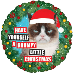 Grumpy Cat® Christmas Balloon in a Box