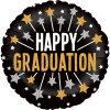 Glittering Graduation Stars  Balloon in a Box Small Image
