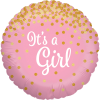 Glittering It’s a Girl Holographic Balloon in a Box Small Image