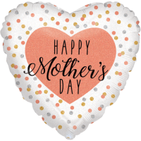 Glittering Rose Gold Mother's Day balloon