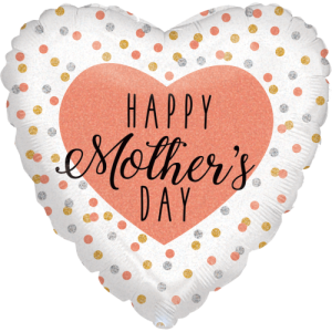 Glittering Rose Gold Mother's Day Balloon in a Box