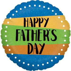 Fathers Day Colour Bands Balloon in a Box