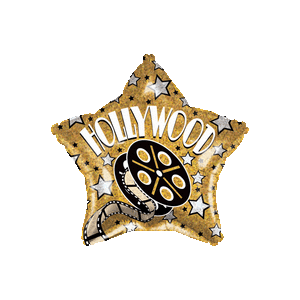 Hollywood Movie Reel Balloon in a Box