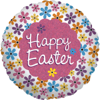 Easter Petals Holographic balloon
