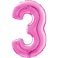 Giant Pink 3 balloon