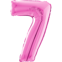 Giant Pink 7 balloon