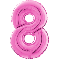 Giant Pink 8 balloon