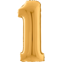 Giant Gold 1 balloon
