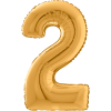 Giant Gold 2 Balloon in a Box Small Image