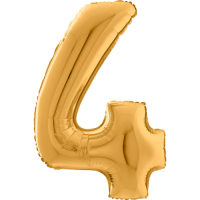 Giant Gold 4 balloon