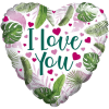 Love Hearts and Leaves Balloon in a Box Small Image