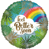 Feel Better Soon Leaves & Rainbow Balloon in a Box Small Image