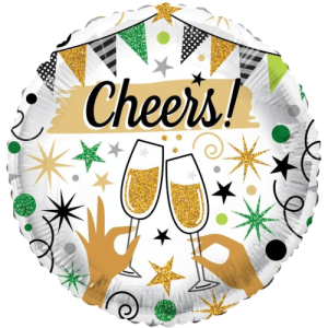 Cheers Toasting Glasses Balloon in a Box