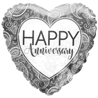 Silver Anniversary Ornaments balloon