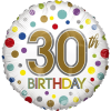 30th Birthday Balloon in a Box Small Image