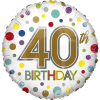 40th Birthday  Balloon in a Box Small Image