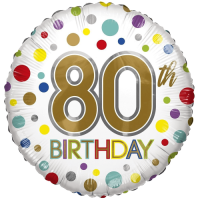 Happy 80th Birthday balloon