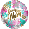 Love You Mum Jungle Theme Balloon in a Box Small Image