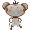 Cute Baby Boy Monkey Balloon in a Box Small Image