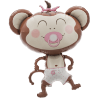 Cute Baby Girl Monkey balloon