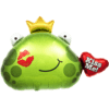Prince Frog Kiss Me Valentine Balloon in a Box Small Image