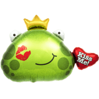Prince Frog Kiss Me Valentine balloon