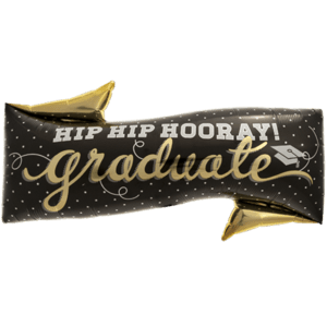 Hip Hip Hooray Graduate Balloon in a Box
