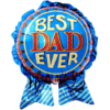Best Dad Ever Award Balloon in a Box Small Image