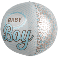 Baby Boy Polkadot Sphere balloon