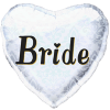 Bride Elegant Heart Balloon in a Box Small Image