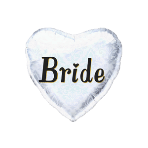 Bride Elegant Heart Balloon in a Box