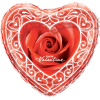 Red Rose Heart Balloon in a Box Small Image