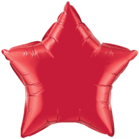 Ruby Red Star Foil Balloon balloon