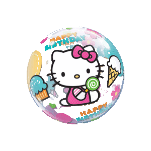 Hello Kitty Birthday Sweets Bubble Balloon in a Box