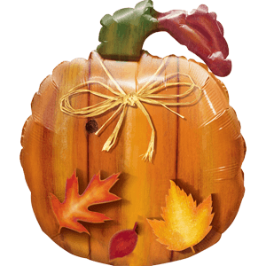 Russet Pumpkin Balloon in a Box
