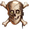 Skull & Crossbones Balloon in a Box Small Image