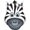 Giant Zany Zebra Balloon in a Box Small Image