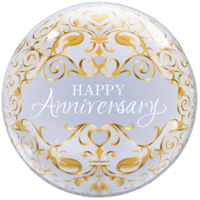 Gold Anniversary Bubble Balloon balloon