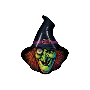 Evil Wicked Witch Balloon in a Box