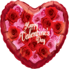 Roses On Valentines Day Balloon in a Box Small Image
