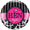 Hen Night Stripes and Spots Balloon in a Box Small Image