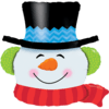 Smilin' Snowman Head Balloon in a Box Small Image